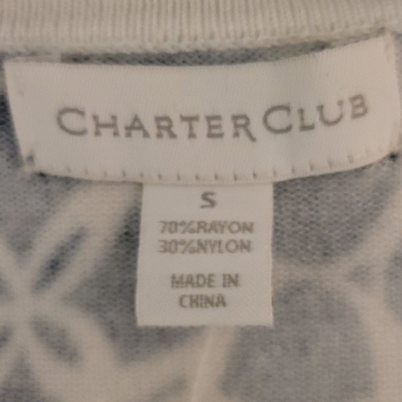 CHARTER Club Long Sleeve Cardigan Sweater - Picture 4 of 6